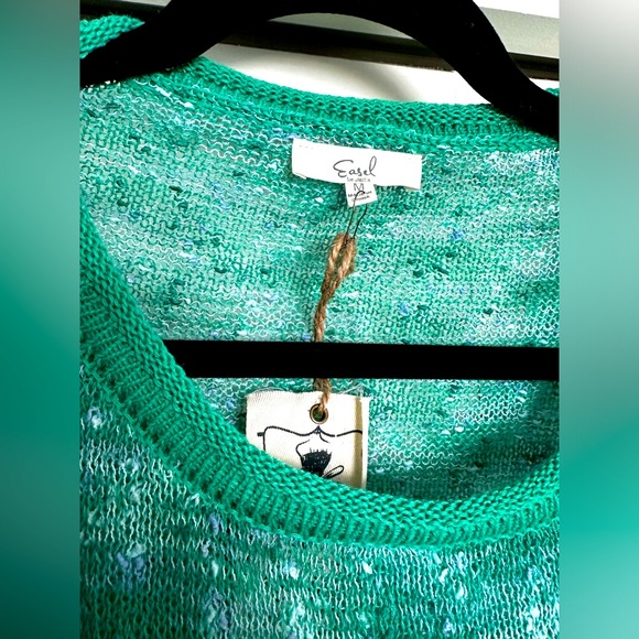 NWT Boutique- Oversized, Lightweight Knit Sweater - Picture 2 of 5